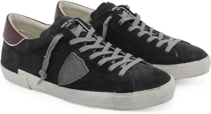 Philippe Model Paris Prsx suède sneakers Zwart - Foto 4