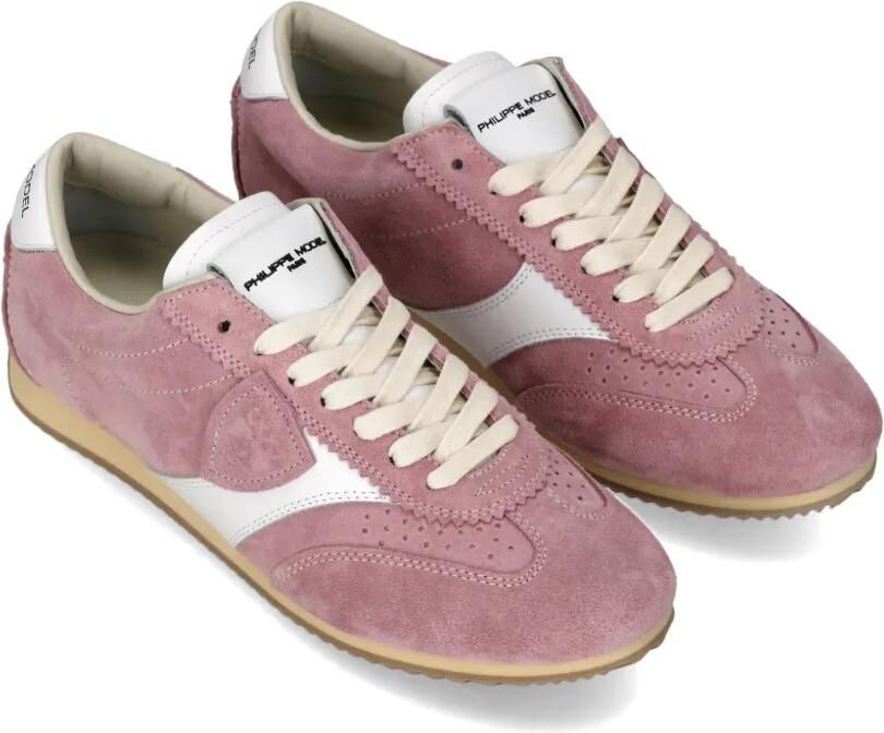 Philippe Model Paris Sneakers met geperforeerd vlak Roze - Foto 3