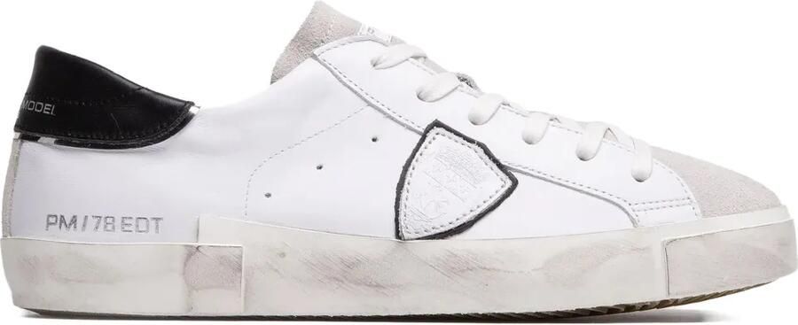 Philippe Model Paris Sneakers met gerafeld effect 1011 WHITE - Foto 1