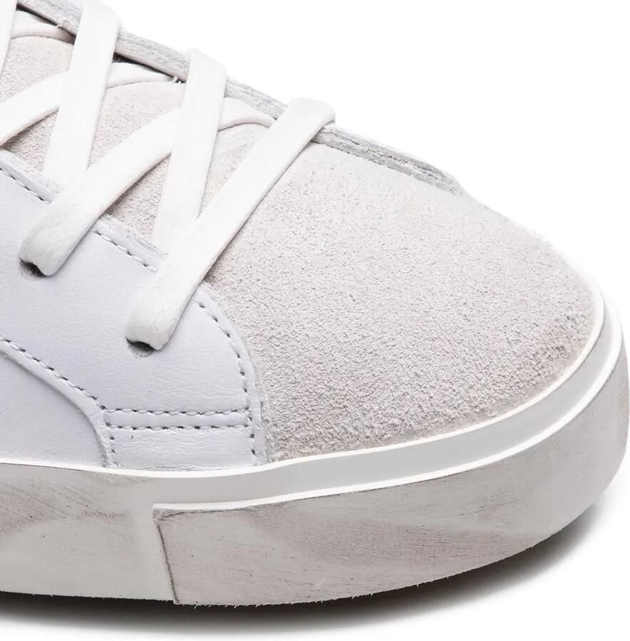 Philippe Model Paris Sneakers met gerafeld effect 1011 WHITE - Foto 3
