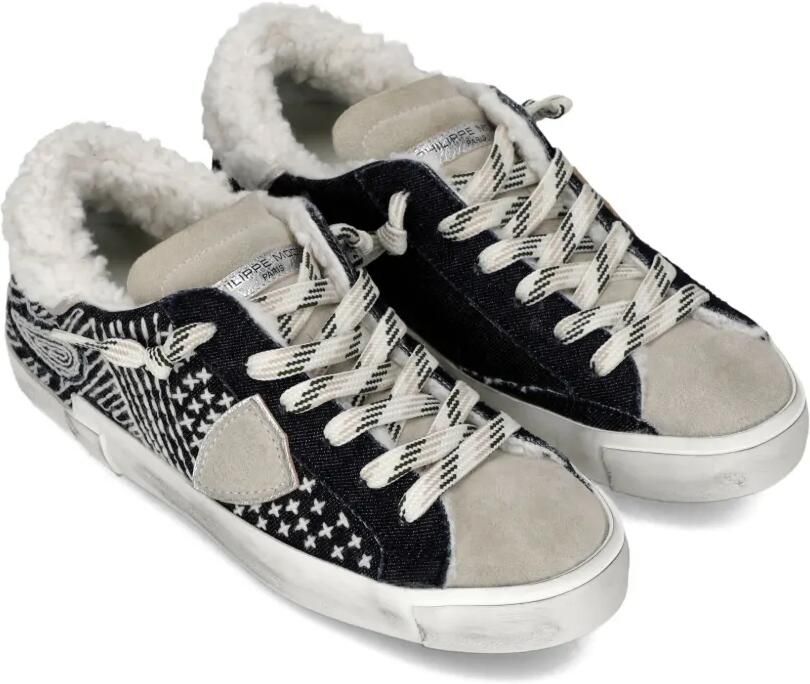 Philippe Model Paris Sneakers met lammy afwerking Blauw - Foto 3