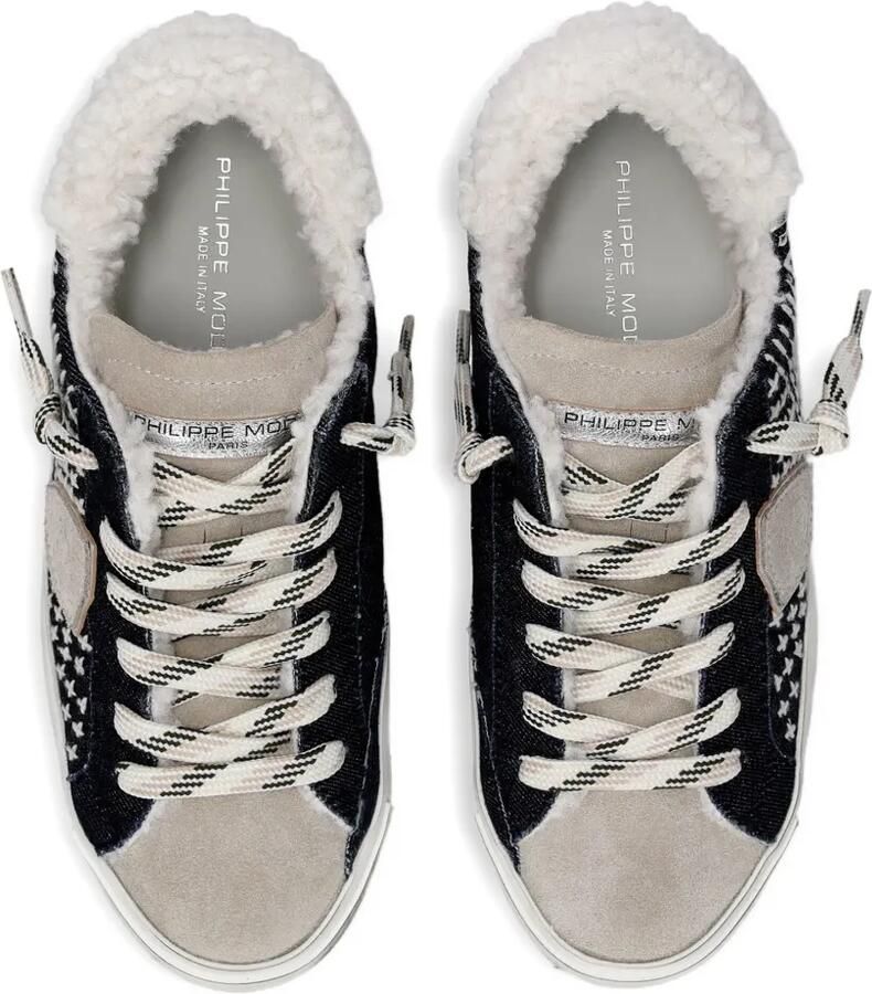 Philippe Model Paris Sneakers met lammy afwerking Blauw - Foto 2