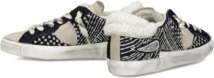 Philippe Model Paris Sneakers met lammy afwerking Blauw - Foto 4
