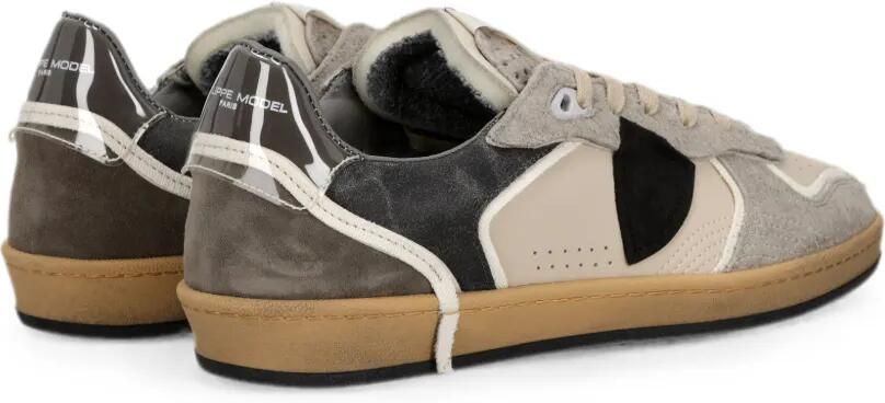 Philippe Model Paris Sneakers met leren vlakken Grijs - Foto 4