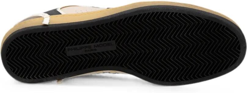 Philippe Model Paris Sneakers met leren vlakken Grijs - Foto 5