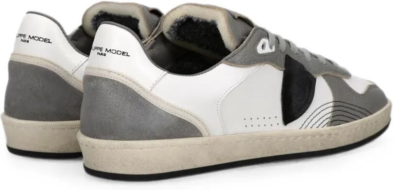 Philippe Model Paris Sneakers met leren vlakken Wit - Foto 4