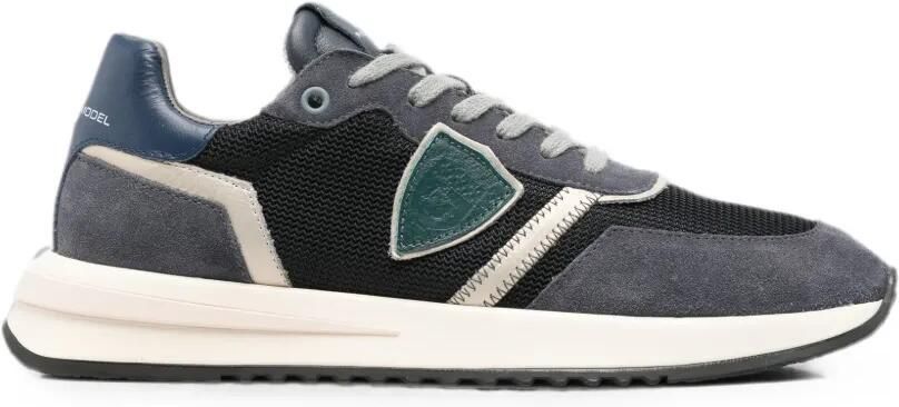 Philippe Model Paris Sneakers met logopatch Blauw