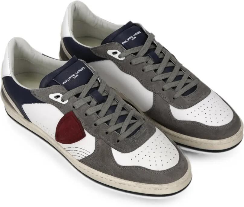 Philippe Model Paris Sneakers met logopatch Grijs - Foto 3