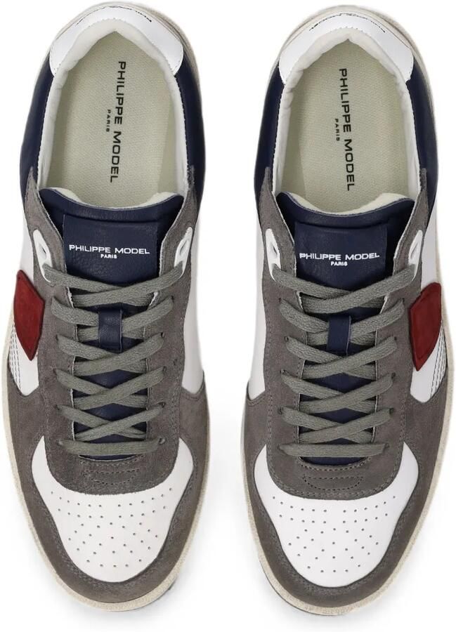 Philippe Model Paris Sneakers met logopatch Grijs - Foto 2