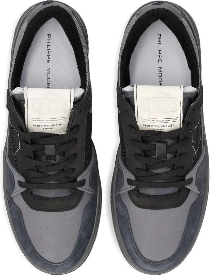 Philippe Model Paris Sneakers met mesh vlakken Grijs - Foto 2