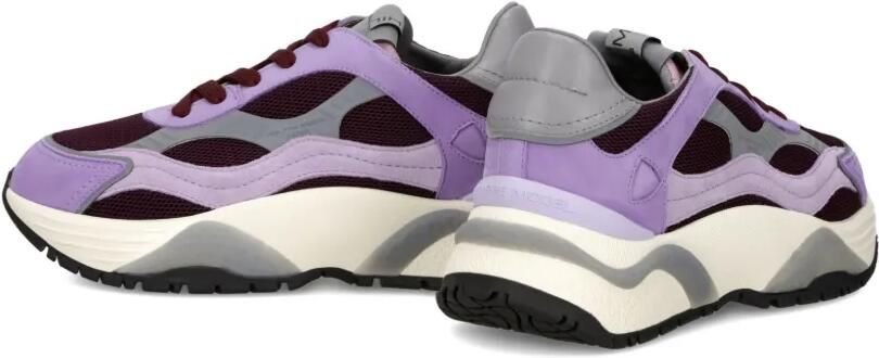 Philippe Model Paris Sneakers met mesh vlakken Paars - Foto 5