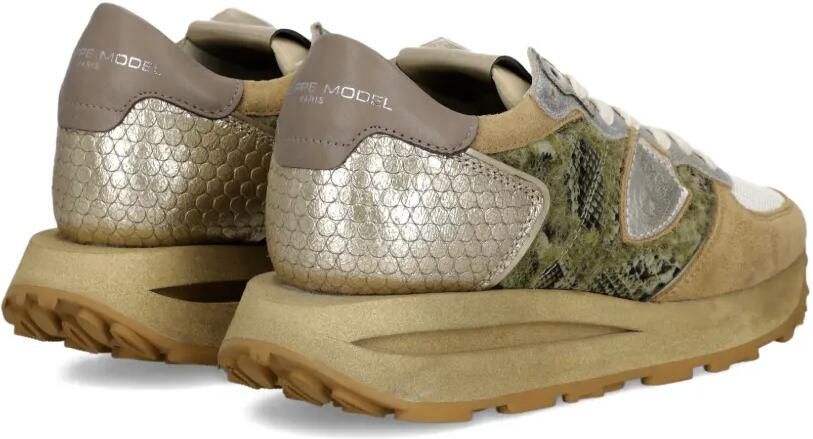 Philippe Model Paris Sneakers met slangenleer-detail Groen - Foto 5