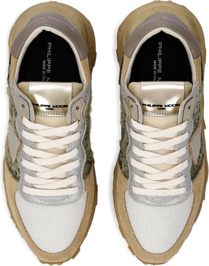 Philippe Model Paris Sneakers met slangenleer-detail Groen - Foto 2