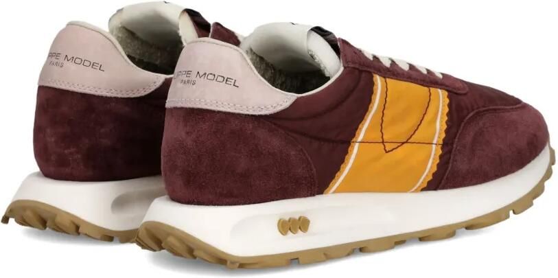 Philippe Model Paris Sneakers met suède vlak Rood - Foto 4