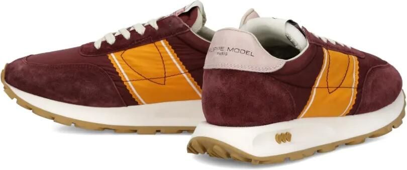 Philippe Model Paris Sneakers met suède vlak Rood - Foto 5