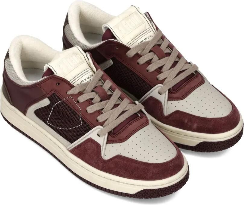 Philippe Model Paris Sneakers met suède vlak Rood - Foto 3