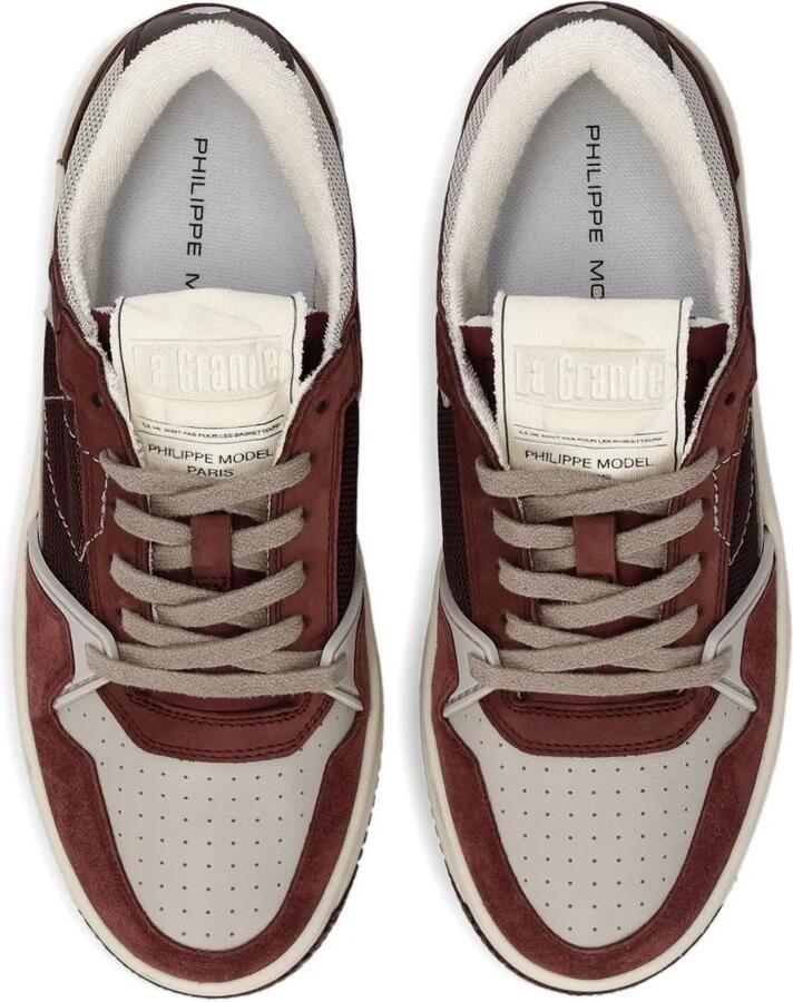 Philippe Model Paris Sneakers met suède vlak Rood - Foto 2