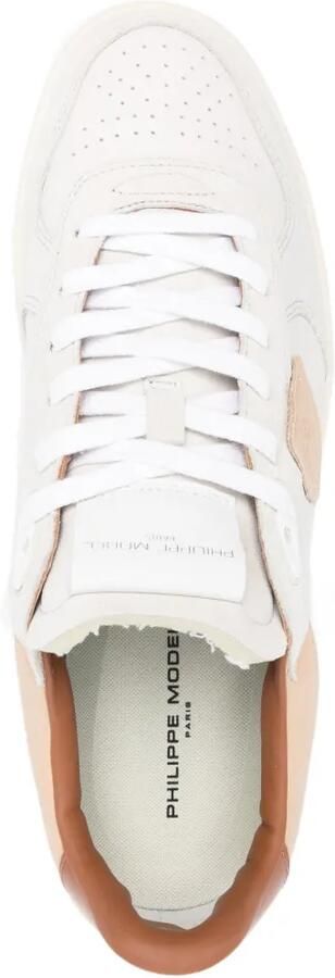 Philippe Model Paris Sneakers met suède vlakken Beige - Foto 4