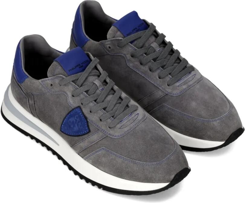 Philippe Model Paris Sneakers met suède vlakken Grijs - Foto 3