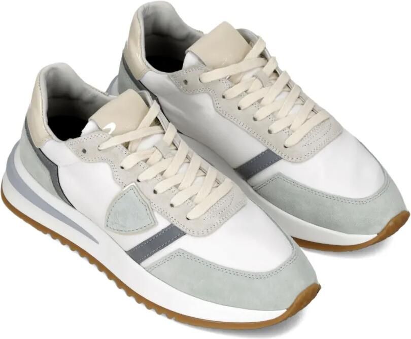 Philippe Model Paris Sneakers met suède vlakken Grijs - Foto 3