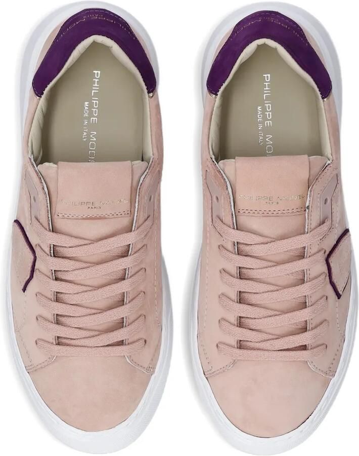 Philippe Model Paris Sneakers met suède vlakken Roze - Foto 2