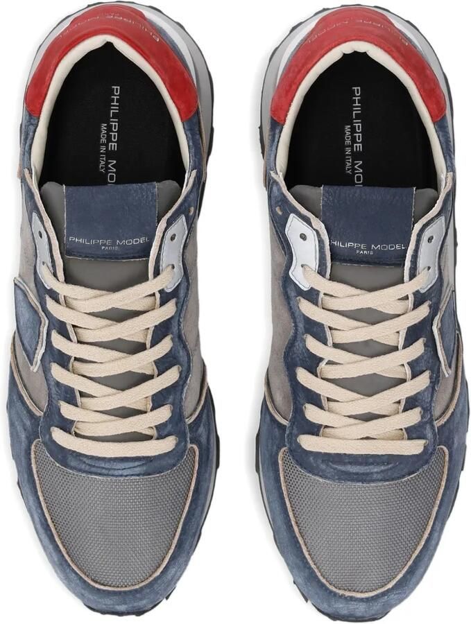 Philippe Model Paris Sneakers met vlakken Blauw - Foto 2