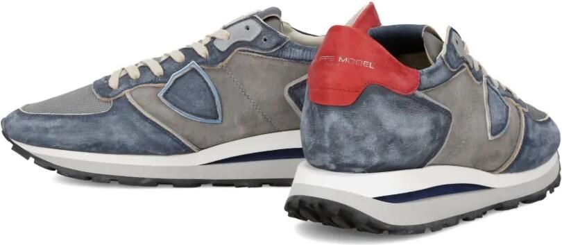 Philippe Model Paris Sneakers met vlakken Blauw - Foto 5