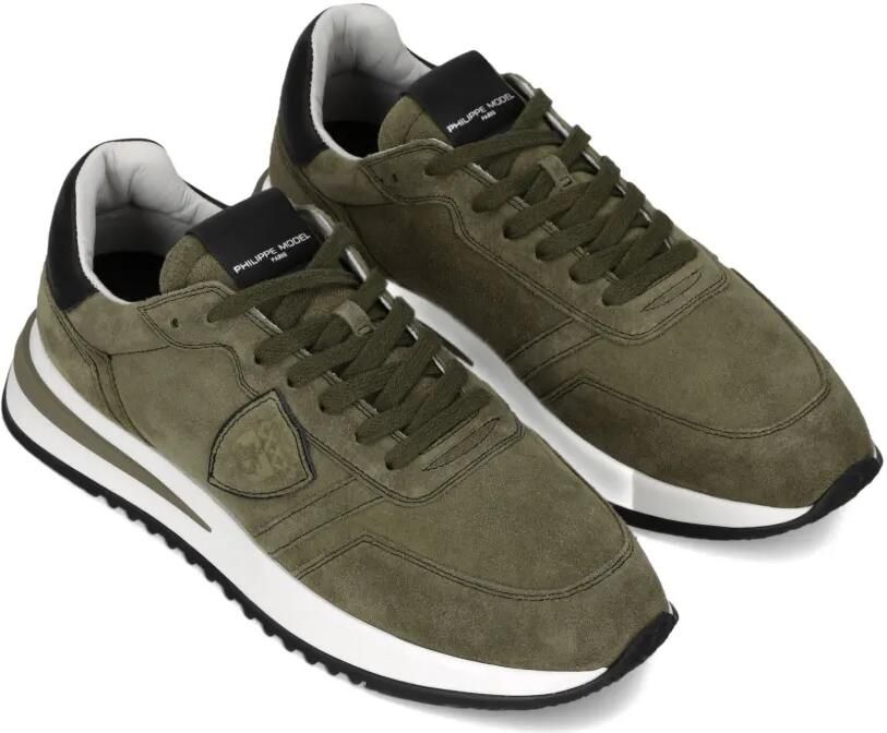 Philippe Model Paris Sneakers met vlakken Groen - Foto 3