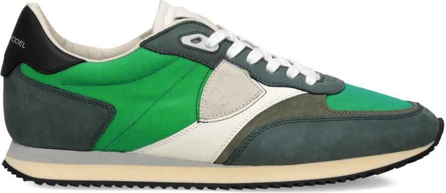 Philippe Model Paris Sneakers met vlakken Groen