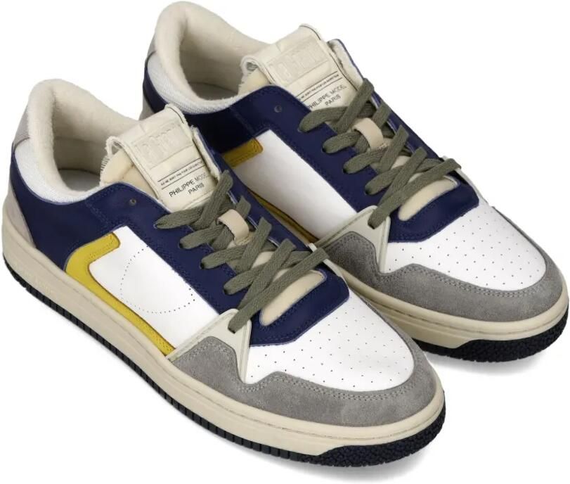 Philippe Model Paris Sneakers met vlakken Wit - Foto 3