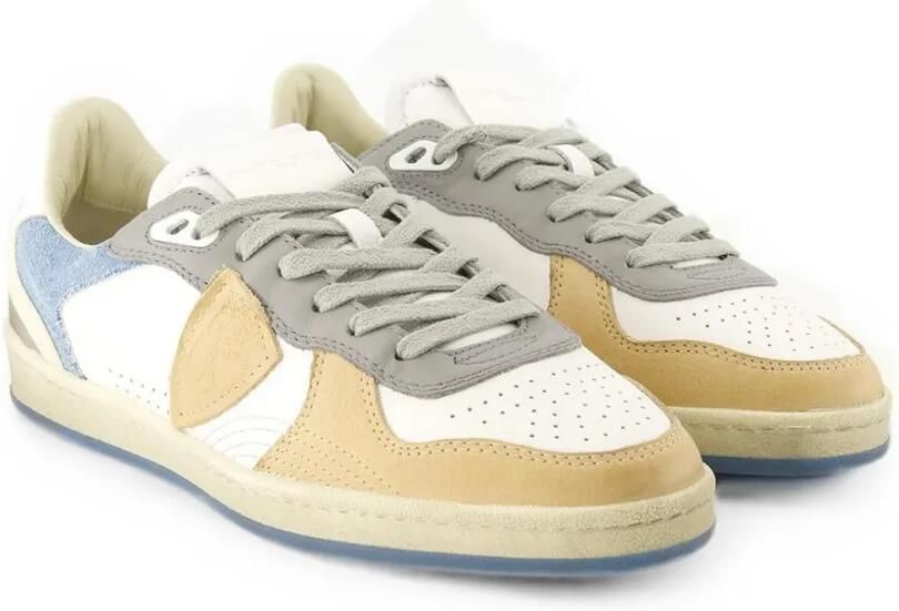 Philippe Model Paris sneakers met vlakken Wit