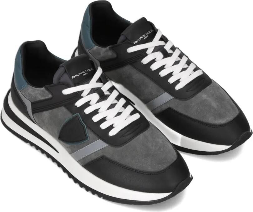 Philippe Model Paris Sneakers met vlakken Zwart - Foto 3