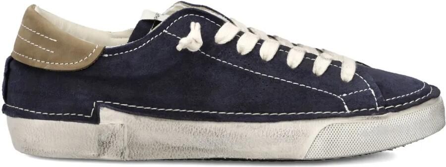 Philippe Model Paris Suède low-top sneakers Blauw