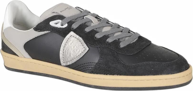 Philippe Model Paris suede-panelled sneakers Zwart - Foto 2