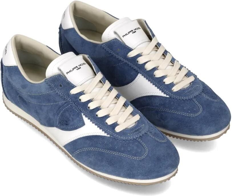 Philippe Model Paris Suède sneakers Blauw - Foto 3