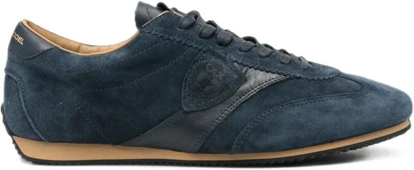 Philippe Model Paris Suède sneakers Blauw