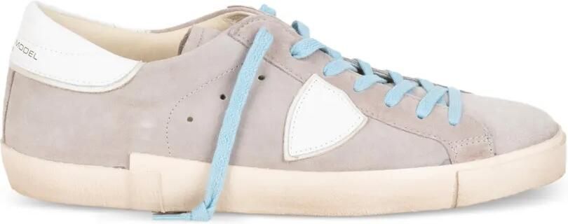 Philippe Model Paris Suède sneakers Grijs