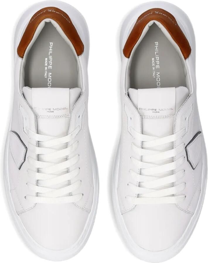 Philippe Model Paris Temple leren low-top sneakers Wit - Foto 2
