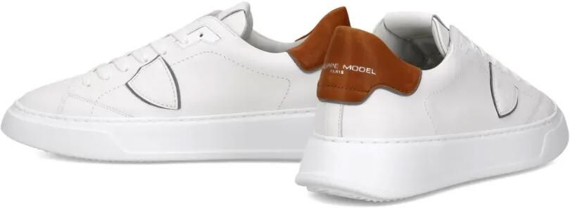 Philippe Model Paris Temple leren low-top sneakers Wit - Foto 5