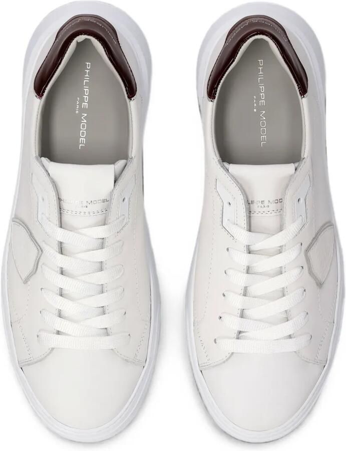 Philippe Model Paris Temple low-top sneakers Wit - Foto 2