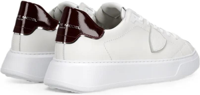 Philippe Model Paris Temple low-top sneakers Wit - Foto 4
