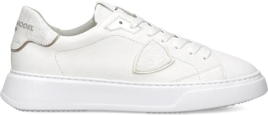 Philippe Model Paris Temple sneakers met ronde neus Wit - Foto 1