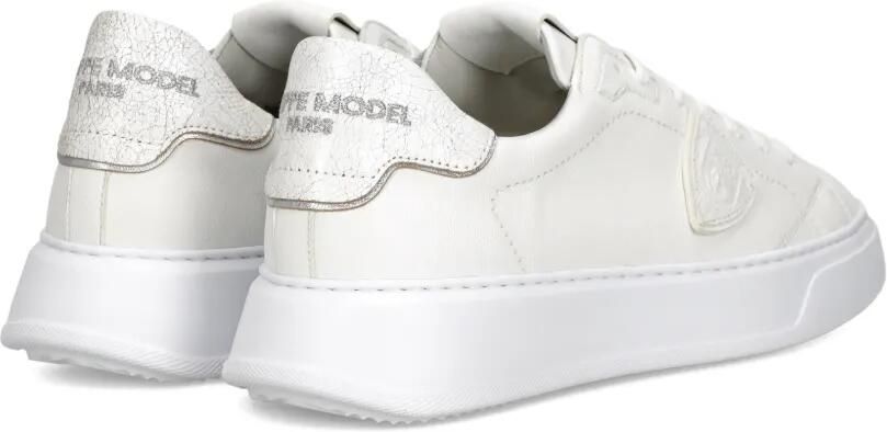 Philippe Model Paris Temple sneakers met ronde neus Wit - Foto 4