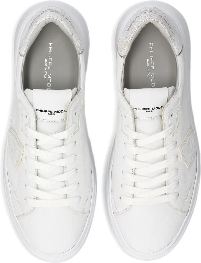 Philippe Model Paris Temple sneakers met ronde neus Wit - Foto 2