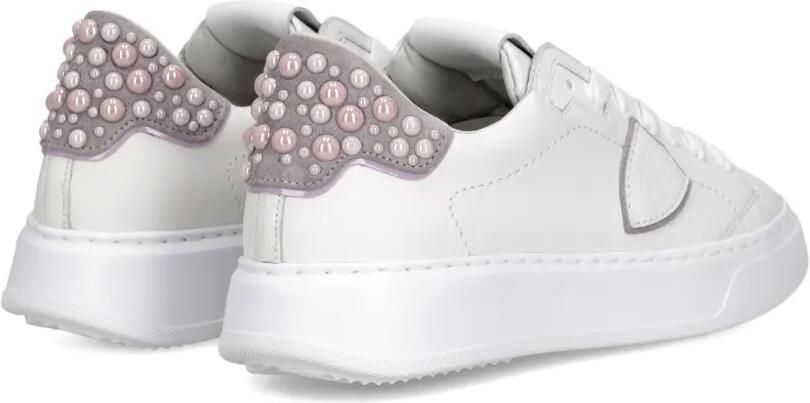 Philippe Model Paris Temple sneakers Wit - Foto 4