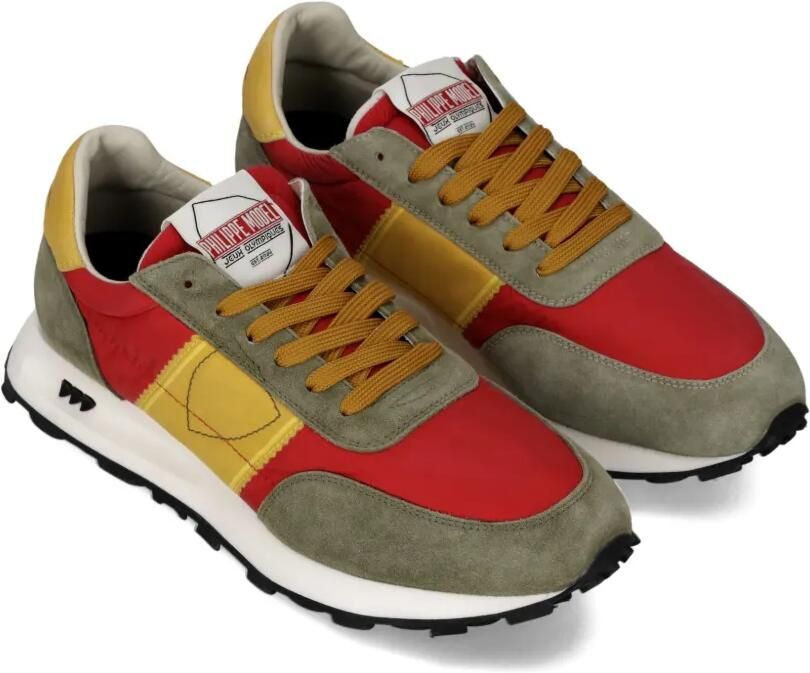 Philippe Model Paris Tour sneakers met colourblocking Rood - Foto 3