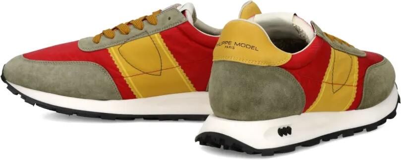 Philippe Model Paris Tour sneakers met colourblocking Rood - Foto 5
