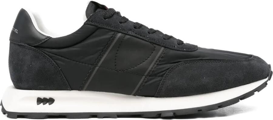 Philippe Model Paris Tour suède sneakers met vlakken Zwart