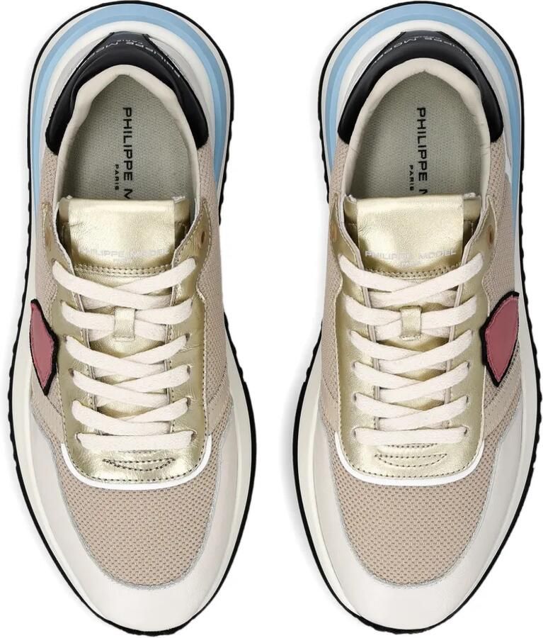 Philippe Model Paris Tropez 2.1 Low sneakers met triangel patch Beige - Foto 2