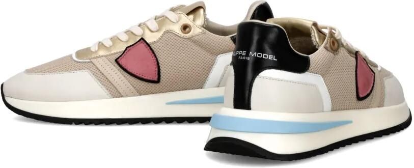 Philippe Model Paris Tropez 2.1 Low sneakers met triangel patch Beige - Foto 5